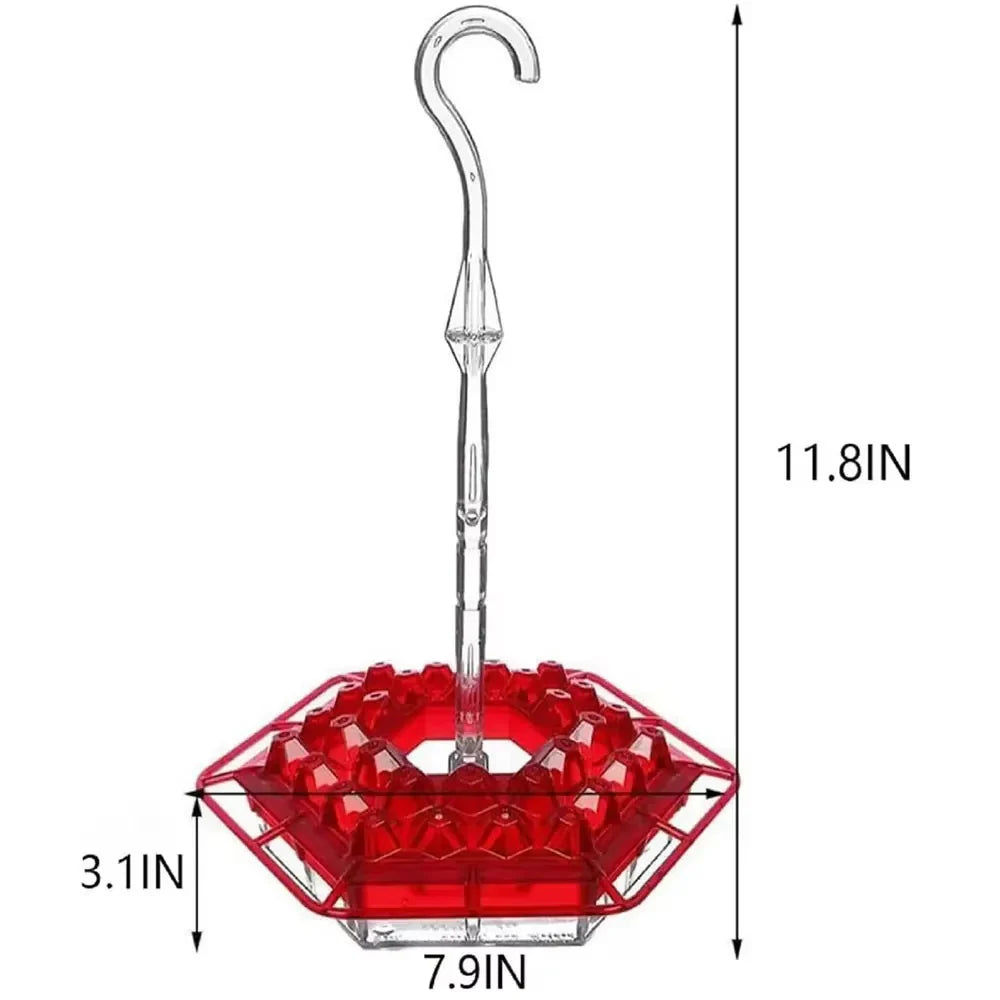 Hummingbird Feeder with Ant Protection, Hanging