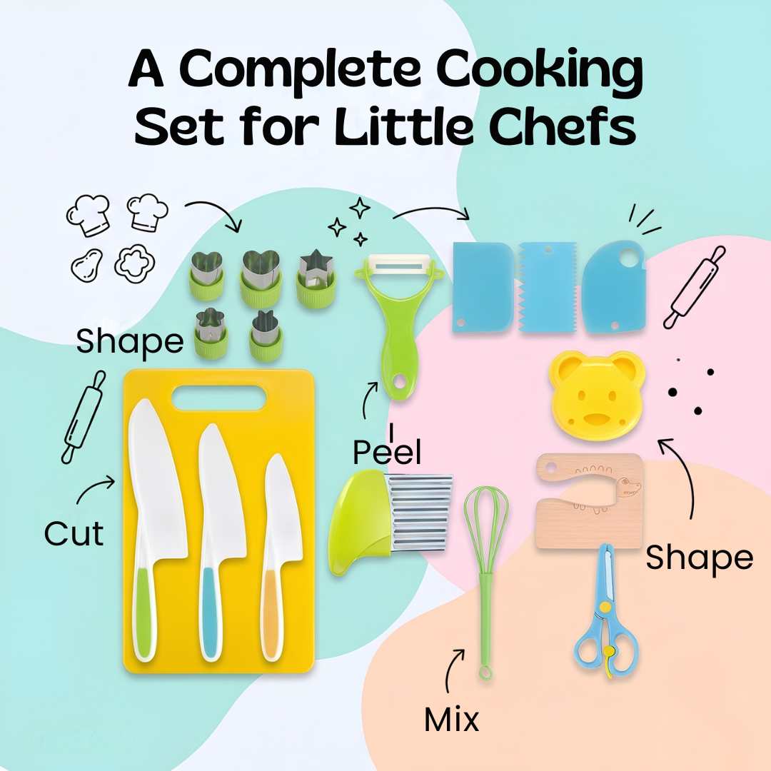 Montessori-Style Kitchen Prep Set for Kids