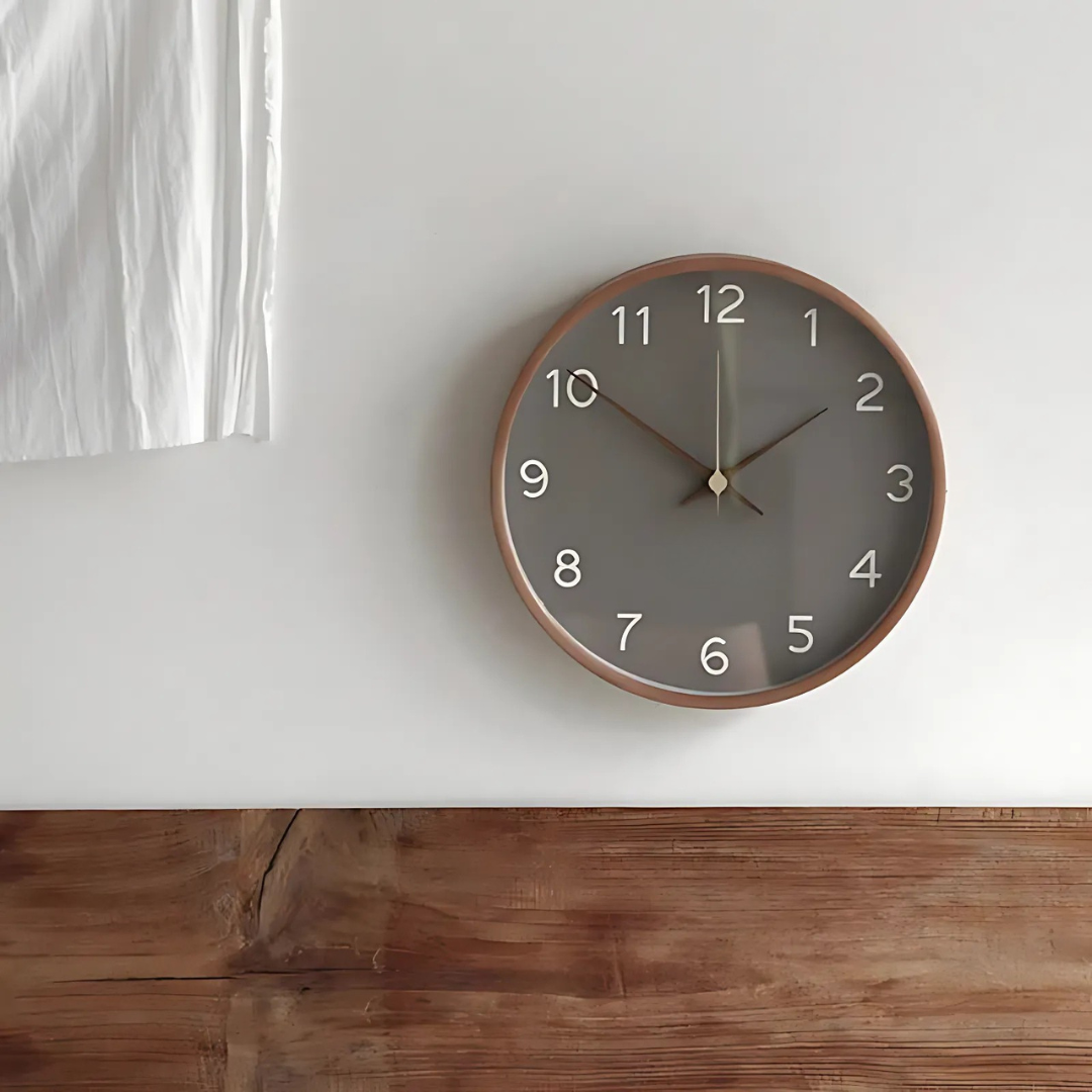 Silent Minimalist Wall Clock, 25, 30 or 35 cm