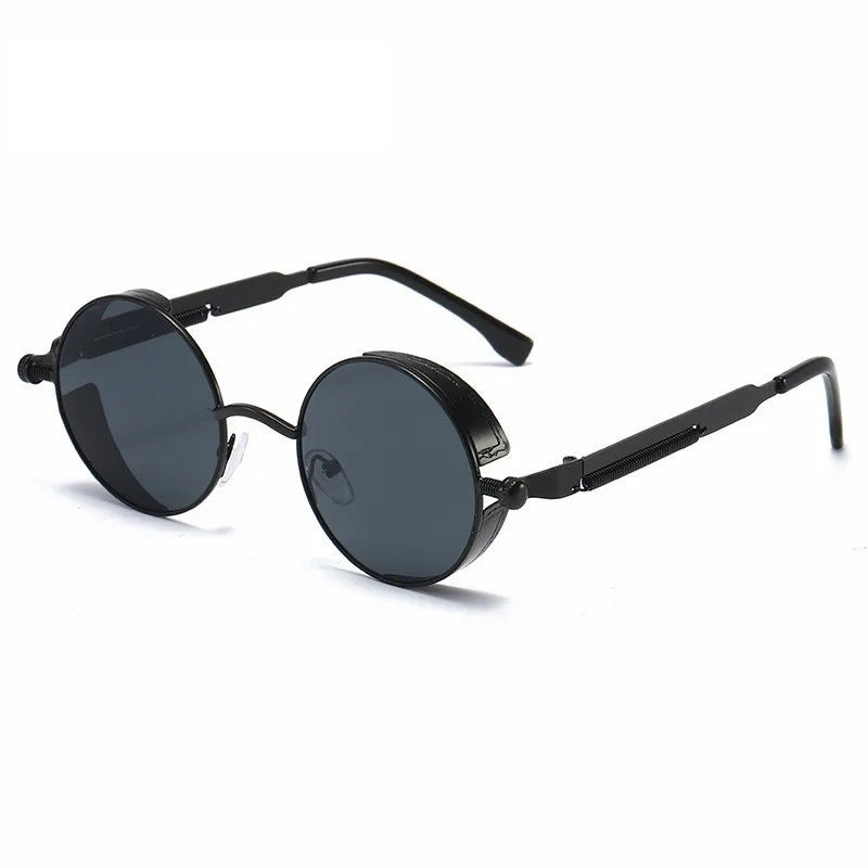 Kevin Shades - Lunettes de Soleil Rondes Vintage