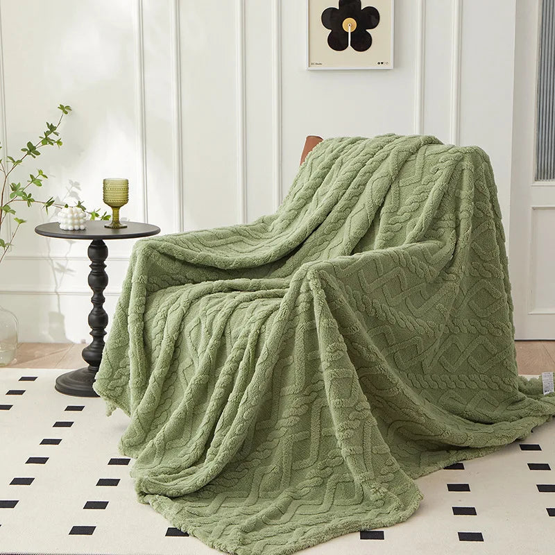 CozyLuxe - Couverture de Luxe en Laine d'Agneau