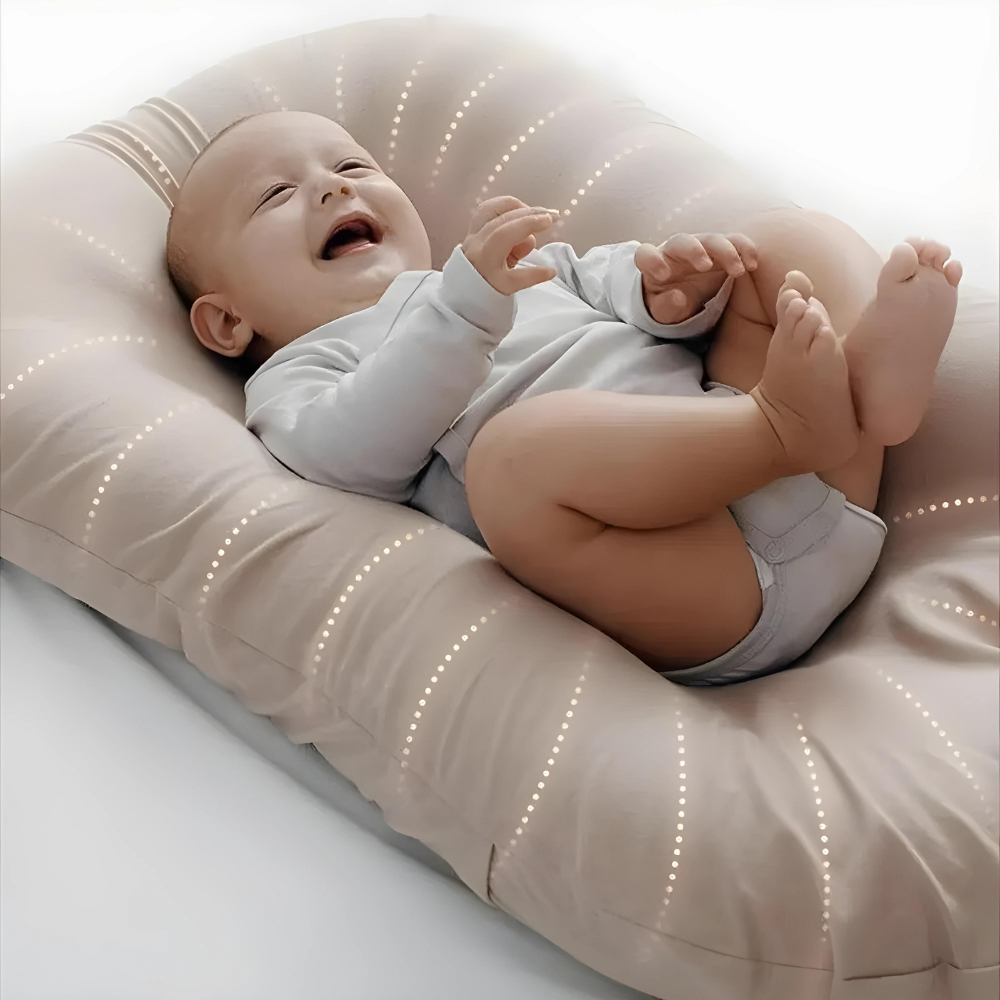 Coussin de Tête pour Bébé Respirant et Lavable