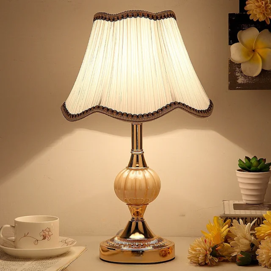 Lampe de table vintage en métal, douille E27