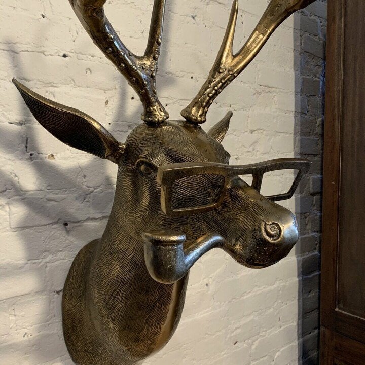 Resin Animal Head Wall Decoration