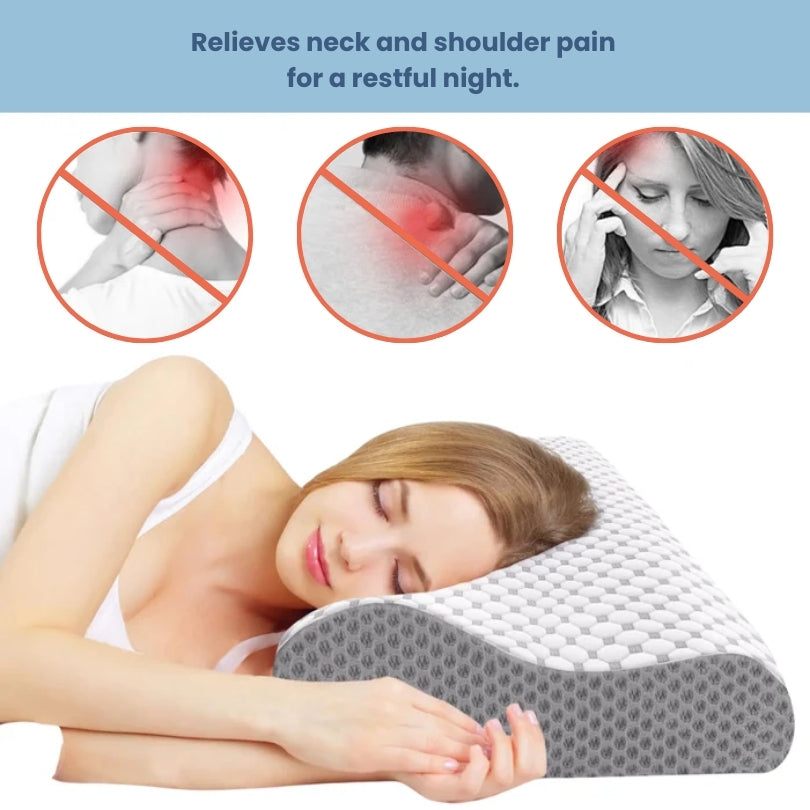 Oreiller Ergonomique en Mousse à Mémoire de Forme