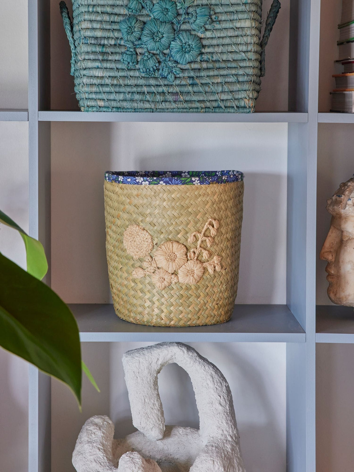 NatureBasket - Panier Rond en Raphia Fait Main