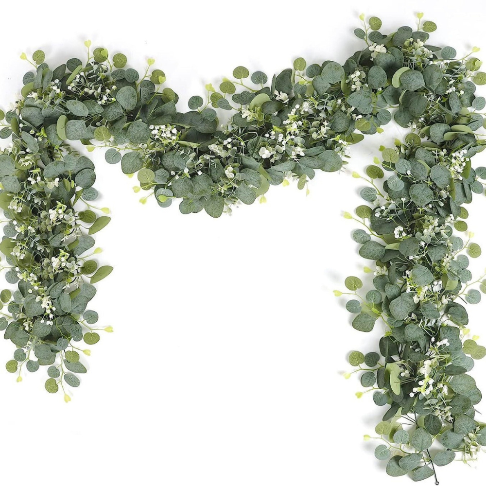 Guirlande décorative faux eucalyptus élégante