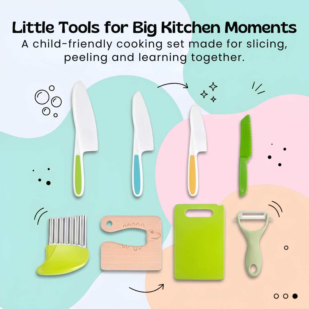 Montessori-Style Kitchen Prep Set for Kids