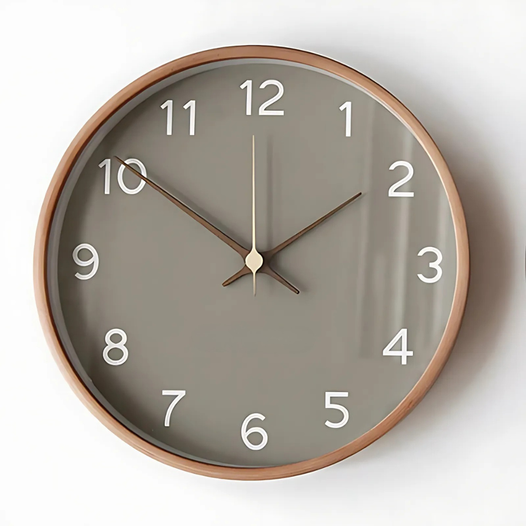 Silent Minimalist Wall Clock, 25, 30 or 35 cm
