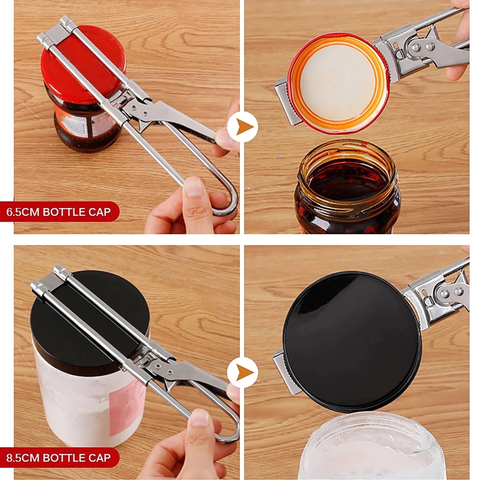 Stainless Steel Multi-Function Jar Opener