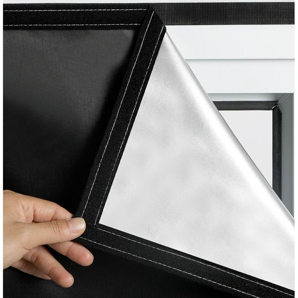 Film occultant adhesif anti-lumiere pour fenetre