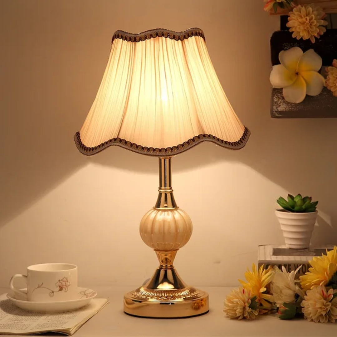 Lampe de table vintage en métal, douille E27