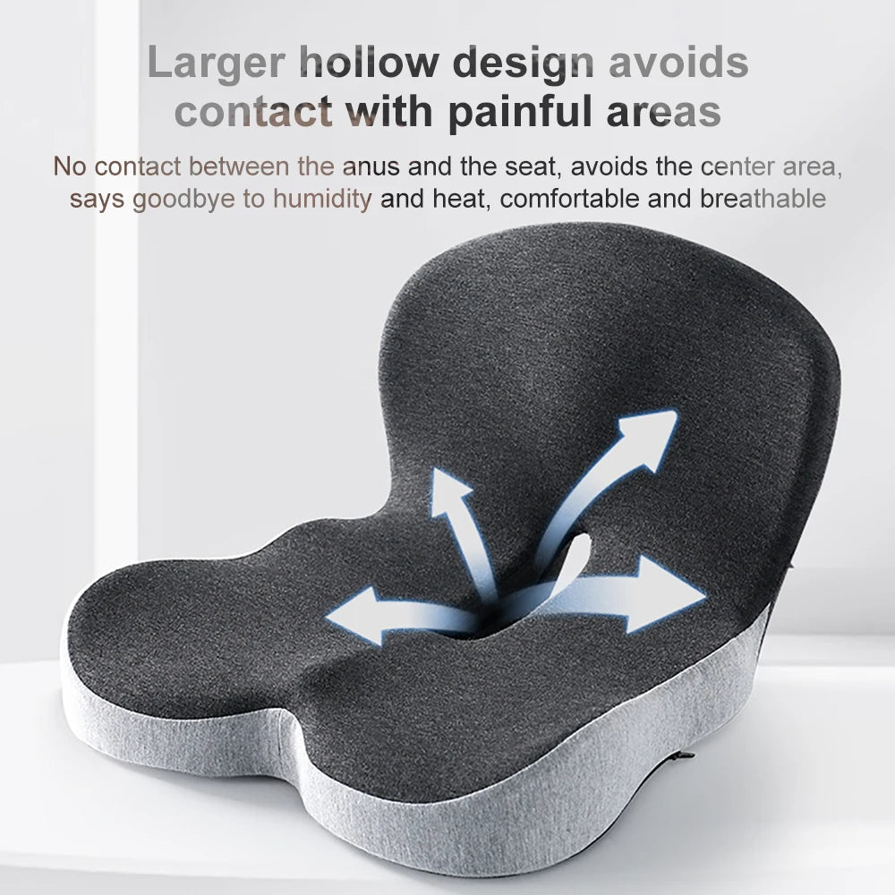 Coussin Lombaire Ergonomique en Mousse à Mémoire de Forme
