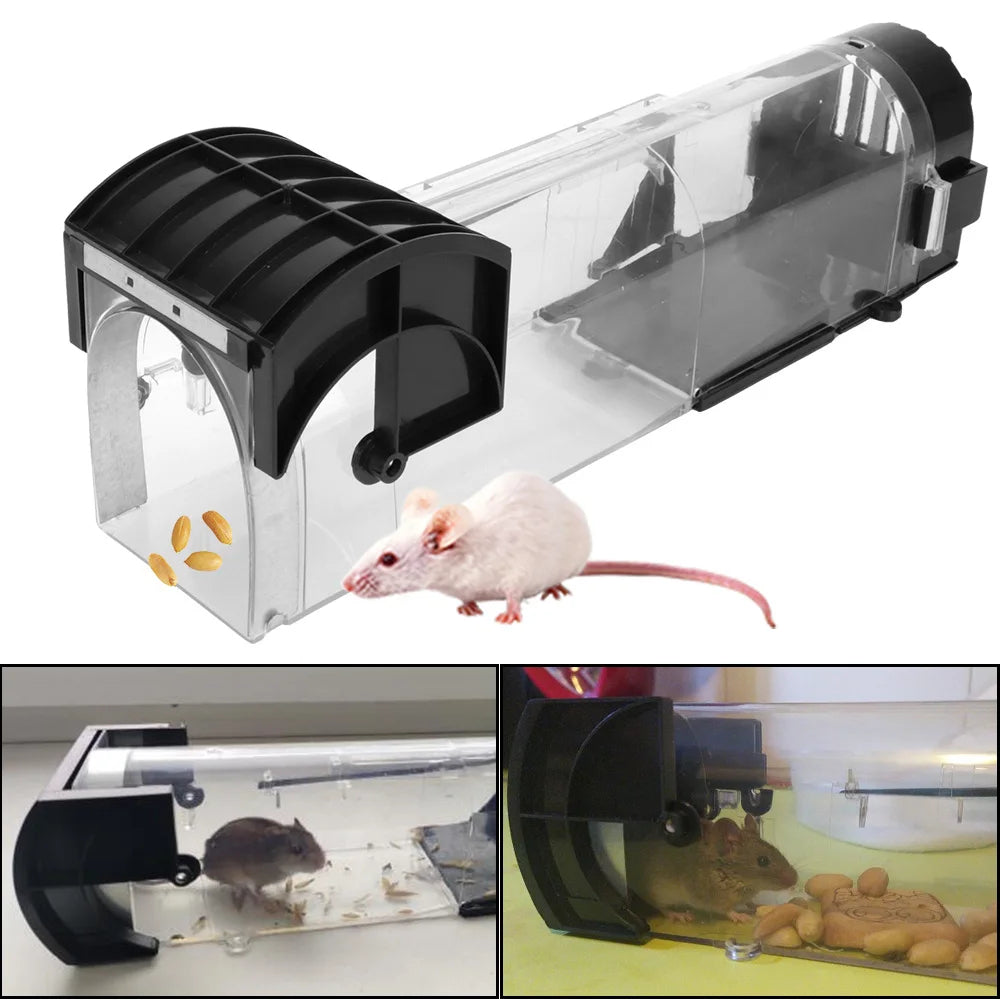 Piège à Souris Humain Réutilisable Auto-Verrouillant