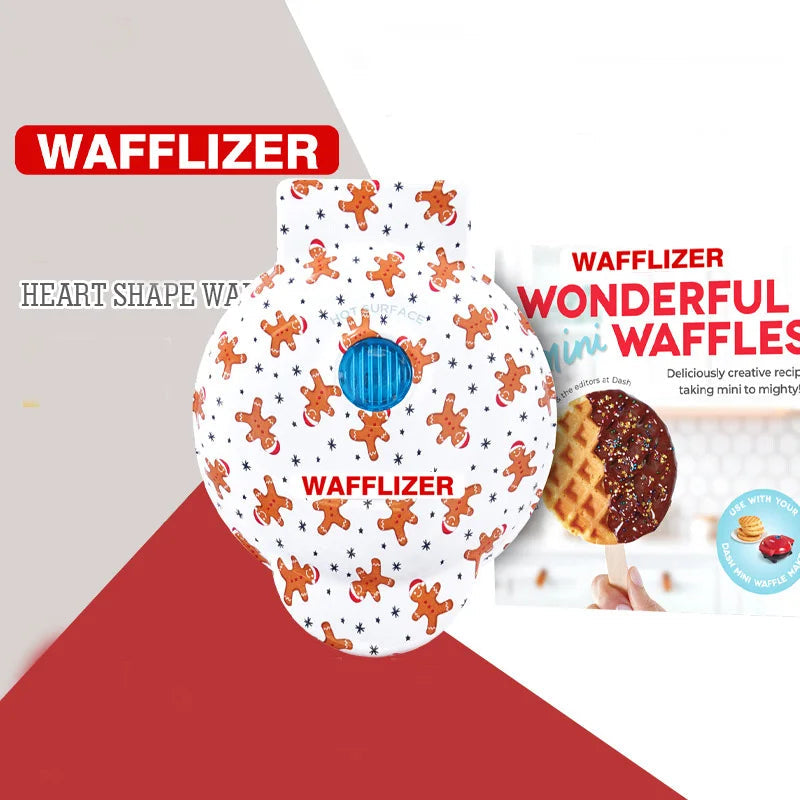 WaffleMaster Mini - Gaufrier Compact 650 W