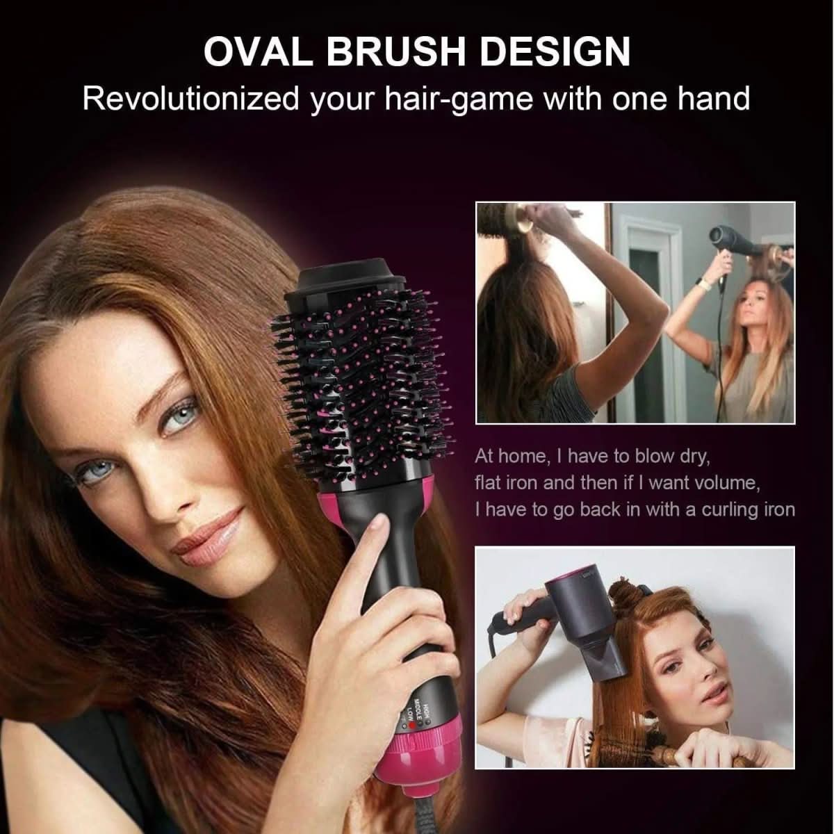 Mellastyle Sèche-cheveux et Lisseur 4-en-1