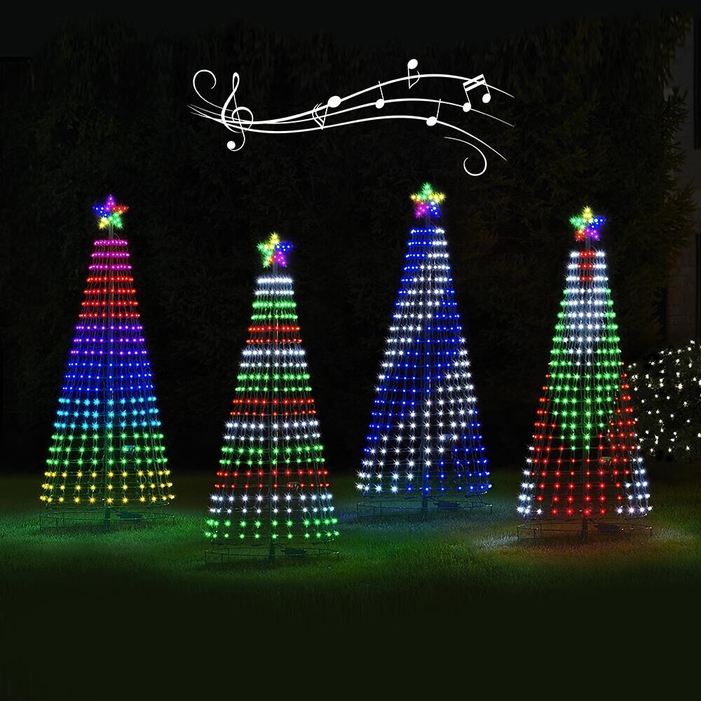 Décoration de Noël LED Animée Multicolore