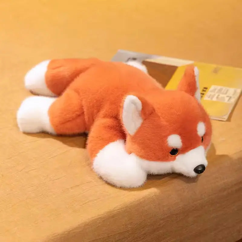 Peluche animal à fourrure douce, 40 ou 50 cm
