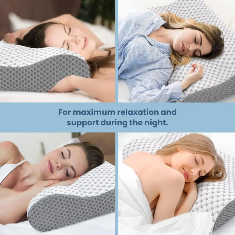 Oreiller Ergonomique en Mousse à Mémoire de Forme