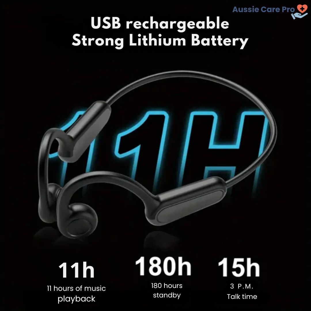 Casque à conduction osseuse Bluetooth 5.3, IPX8
