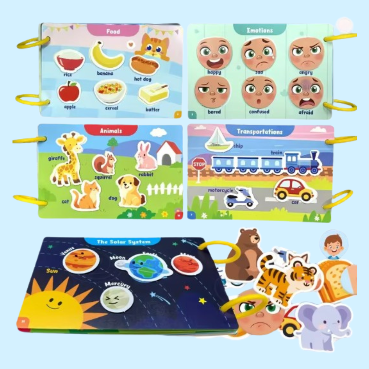 Livre d'activités Montessori pour tout-petit