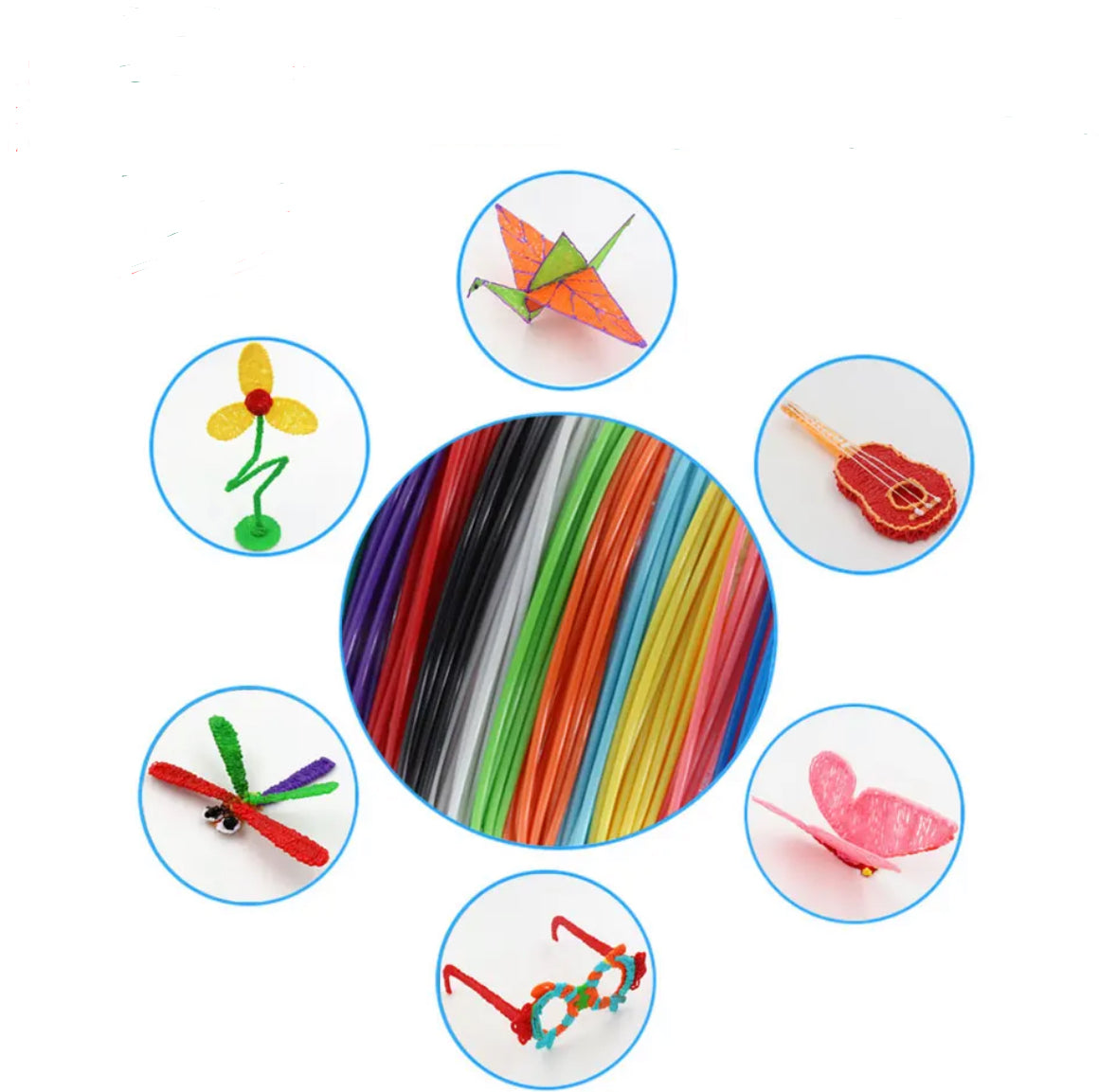 Stylo 3D avec écran LED et filament PLA