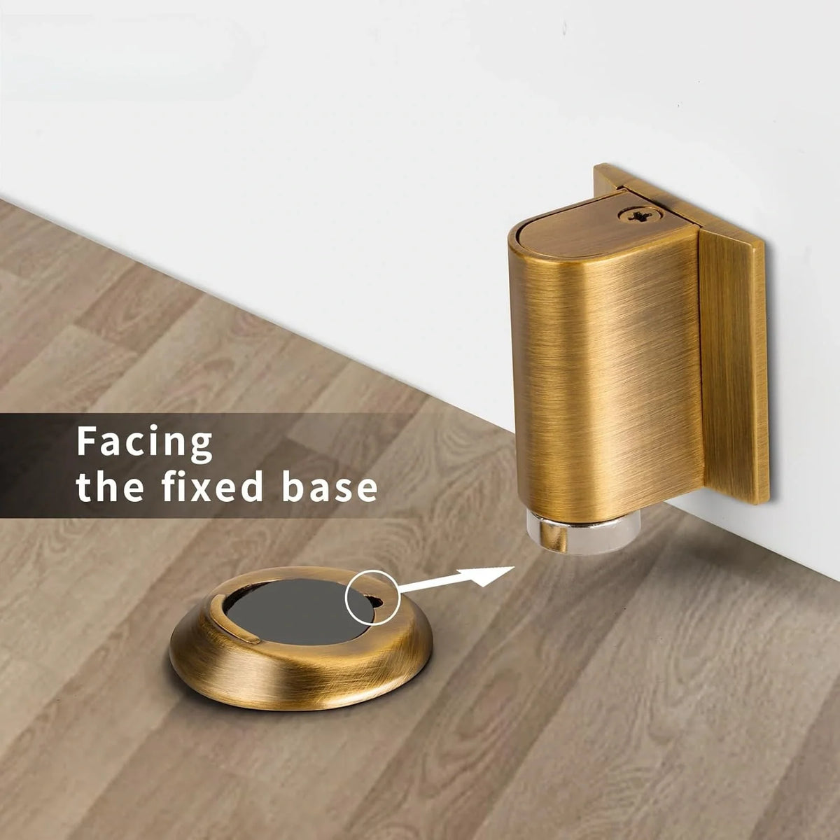 Magnetic Door Stopper in Zinc Alloy