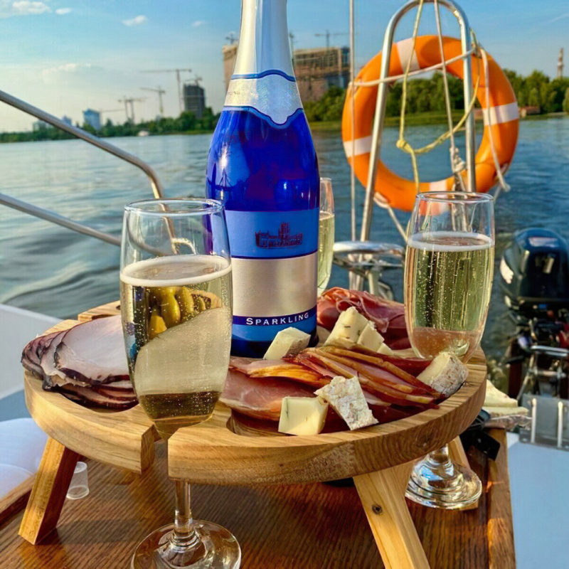 WineNest - Table de Pique-Nique Pliante à Vin
