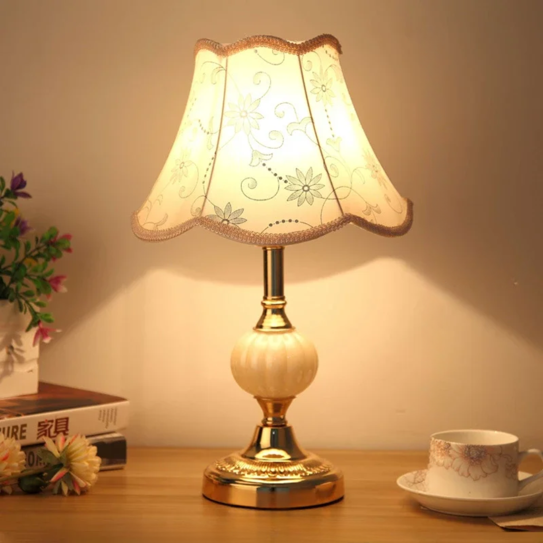 Lampe de table vintage en métal, douille E27
