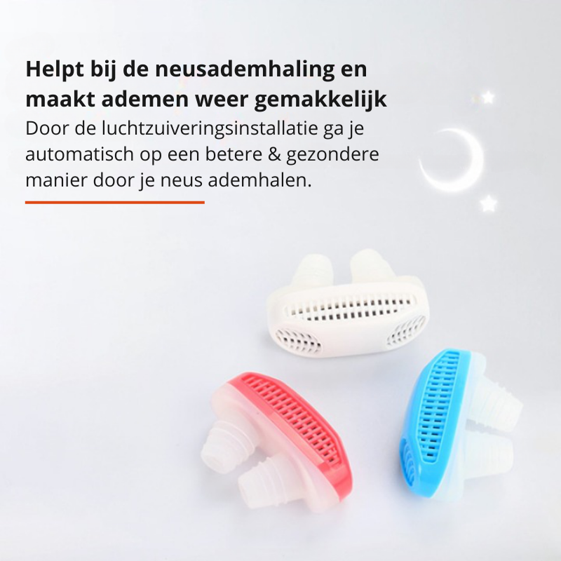 SleepPure - Filtre Nasal Anti-Ronflement en Silicone