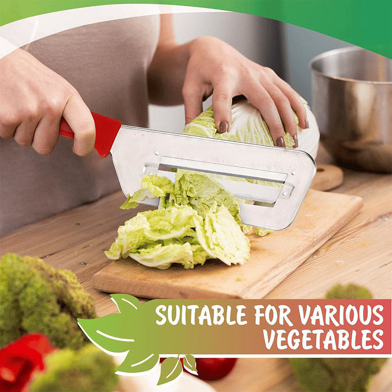 Stainless Steel Cabbage Shredder Knife, Double Blade