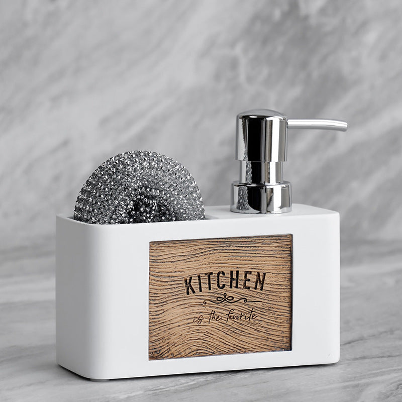 Dish Soap Dispenser with Sponge Holder