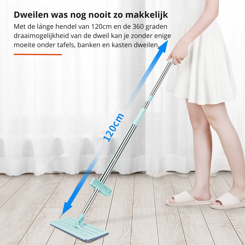 EasyMop - Balai Lave-Sol avec Essorage Intégré