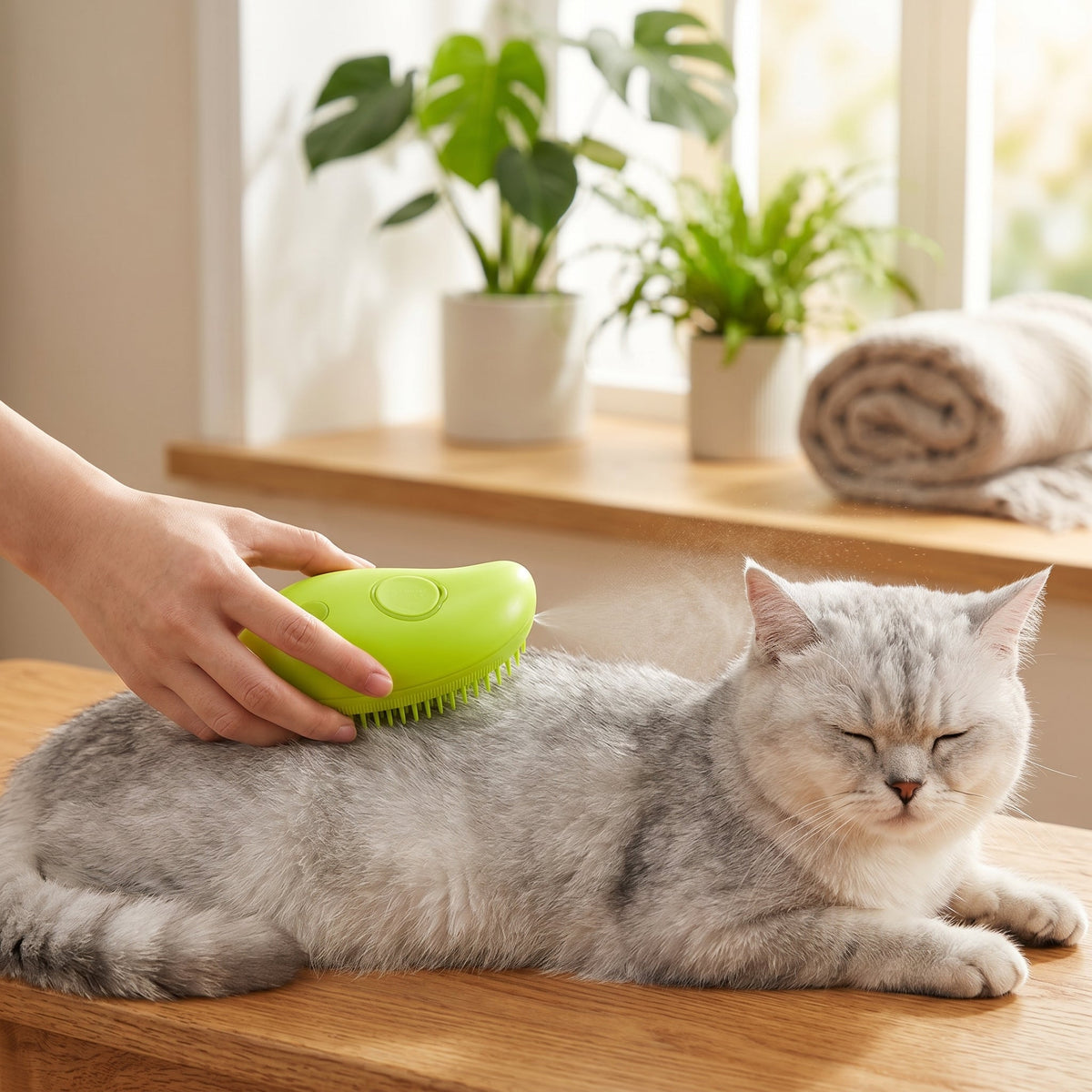 Peigne de toilettage à brume pour chien et chat