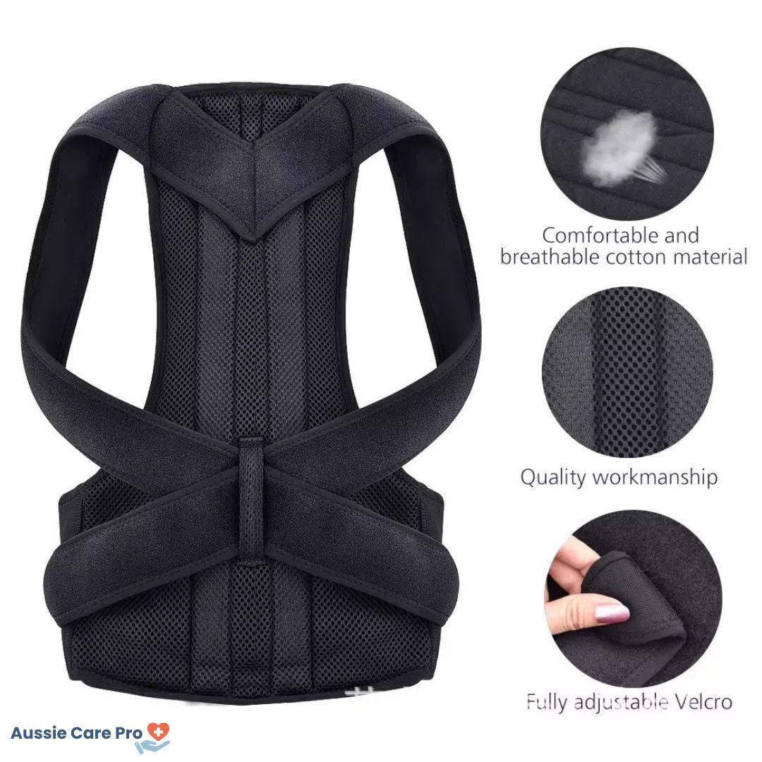 Correcteur de Posture Réglable, Tailles S à 4XL