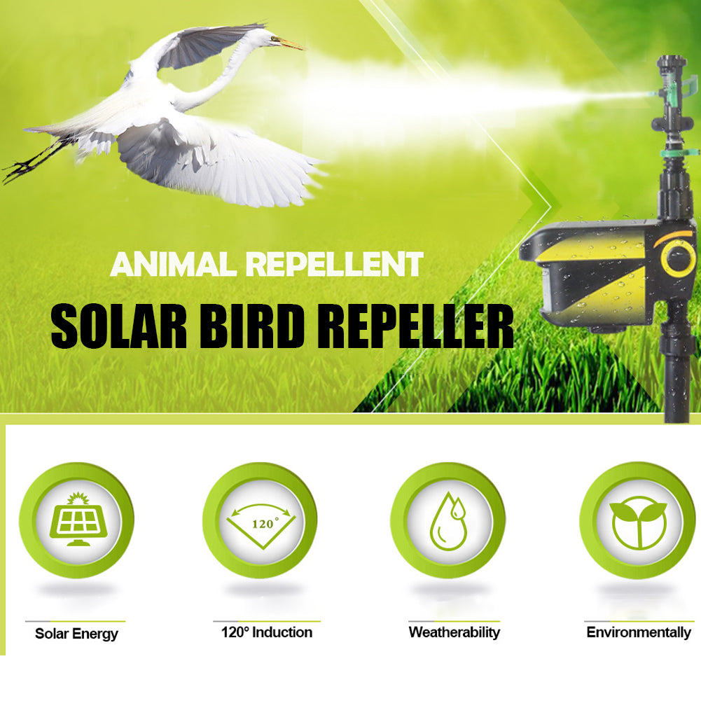 Solar Motion-Detecting Deer-Repellent Sprinkler