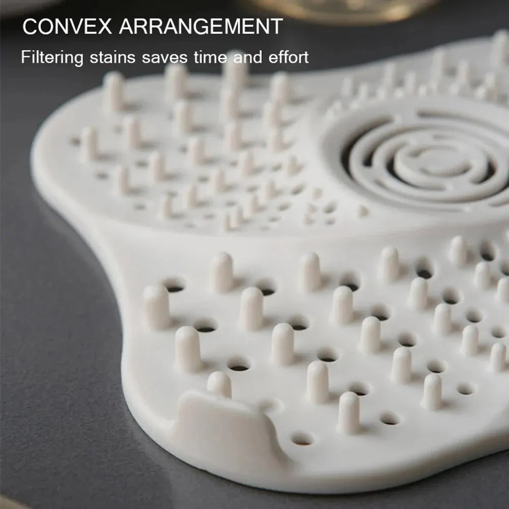 Filtre anti-bouchon spirale pour douche