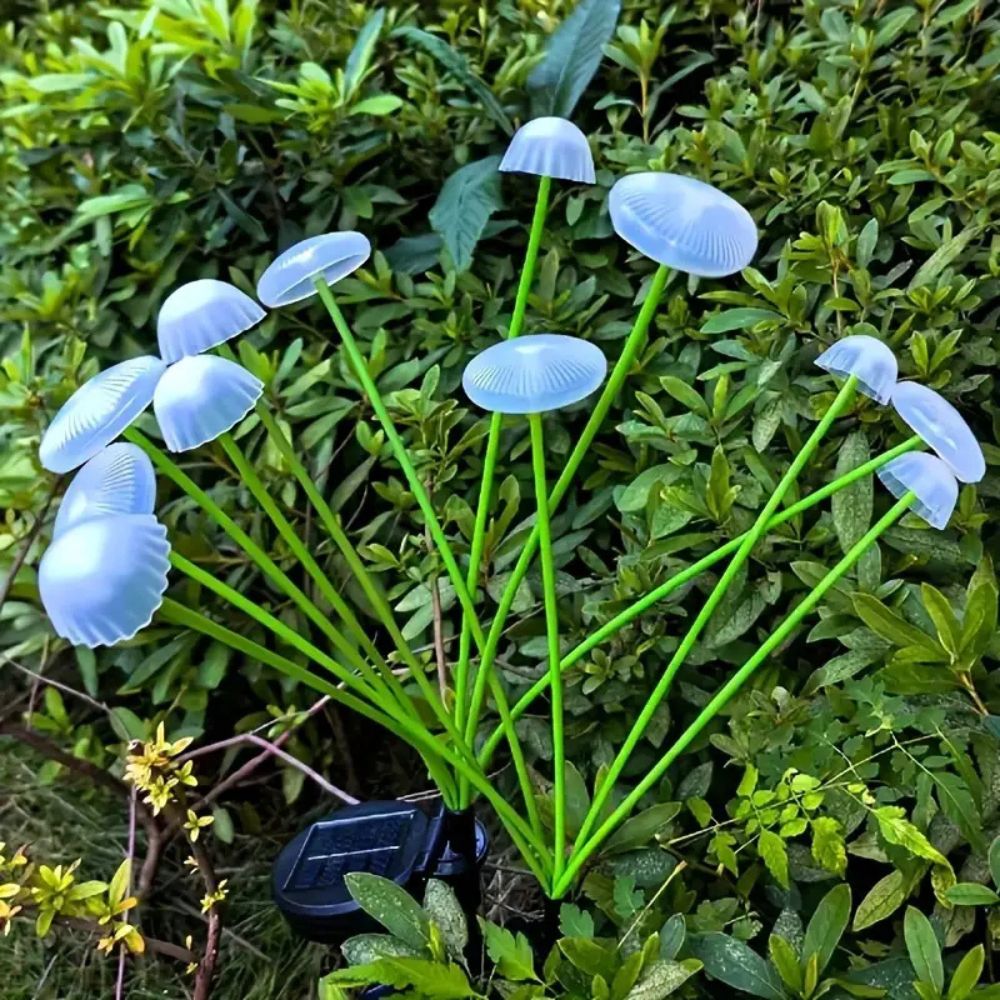 Lampes Champignons Solaires Oscillantes pour Jardin