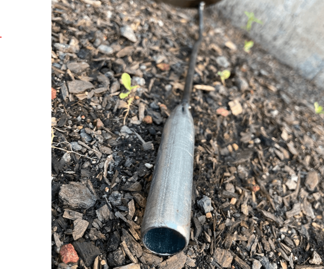 Houe Creuse Tout Acier pour le Jardinage