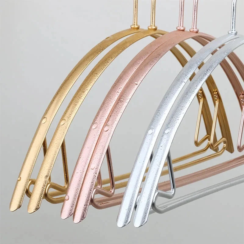 Cintres arqués en aluminium, lot de 5 ou 10