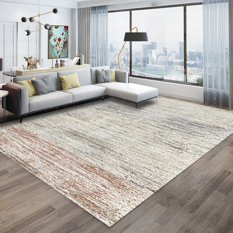 Très grand tapis en fausse laine 400 x 200 cm