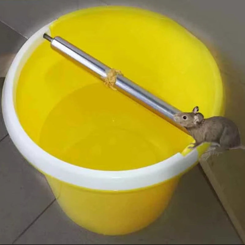 Humane Mouse Trap with Roller for Bucket