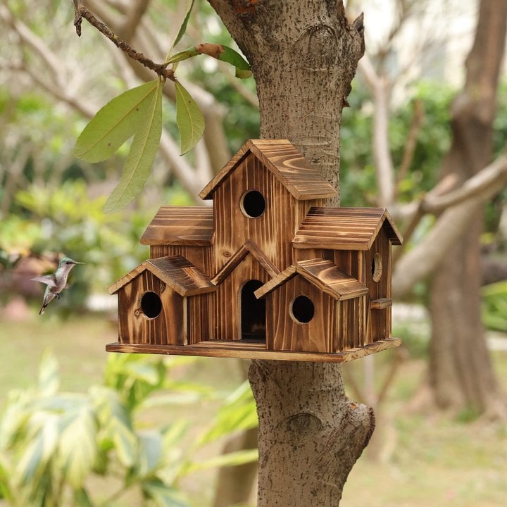 NatureNest - Nichoir en Bois Fait Main