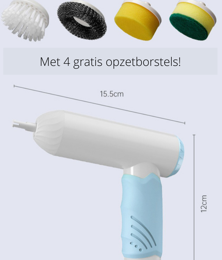 CleanMaster - Brosse Électrique et 4 Embouts