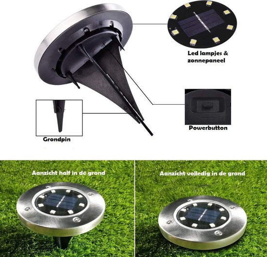 Lampes de Jardin Solaires LED sans Fil