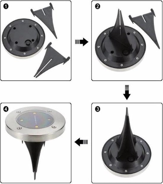 Lampes de Jardin Solaires LED sans Fil