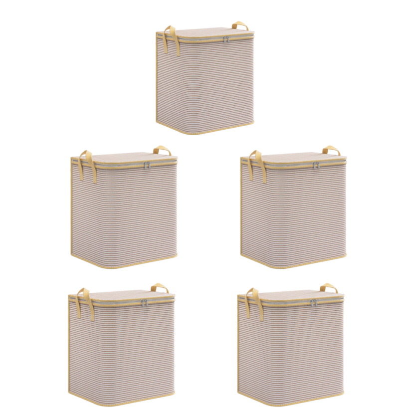 Grand sac de rangement pliable à poignées