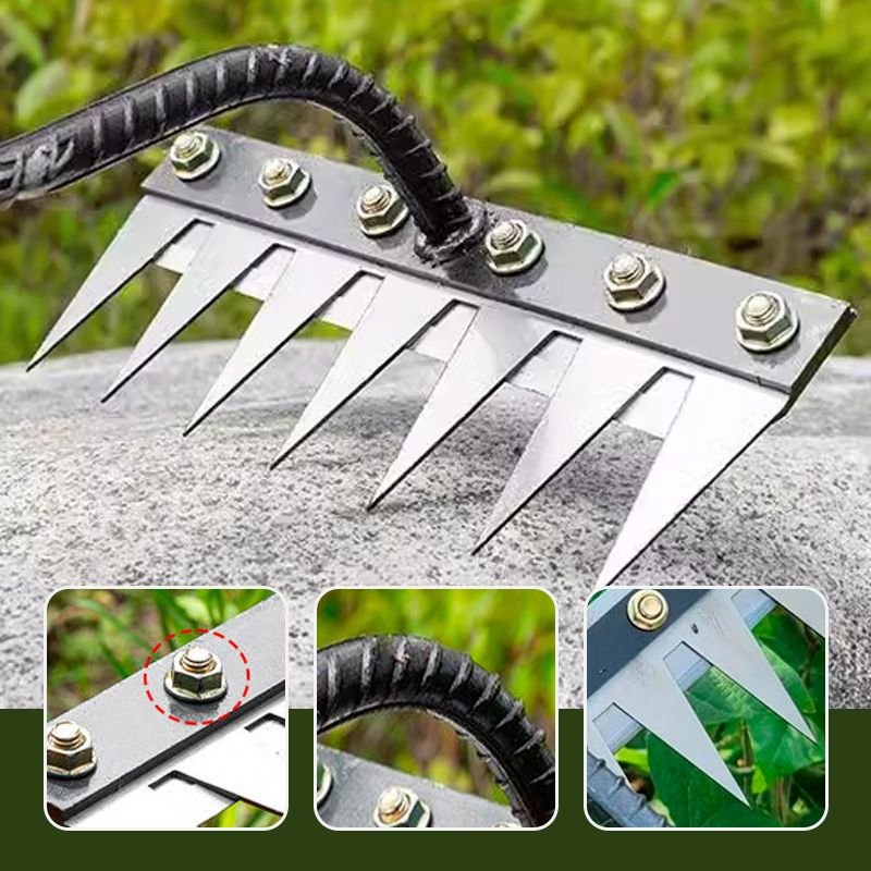 Versatile Lawn Rake with Handle