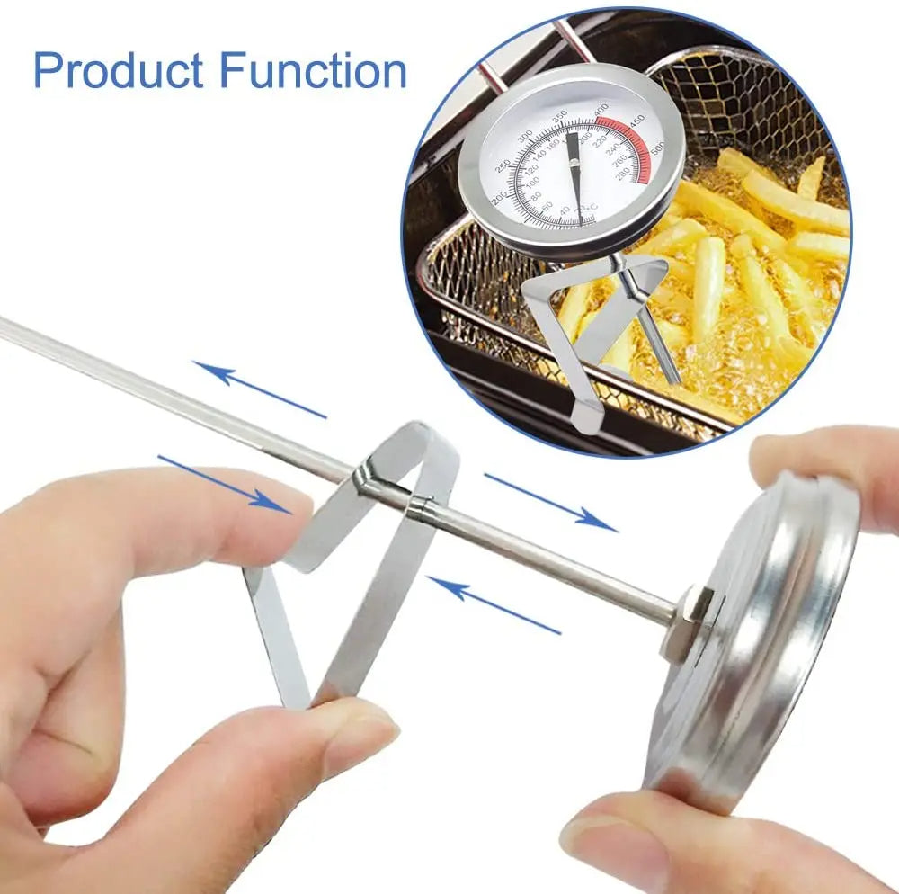 Stainless Steel Deep Fry Thermometer Long Probe