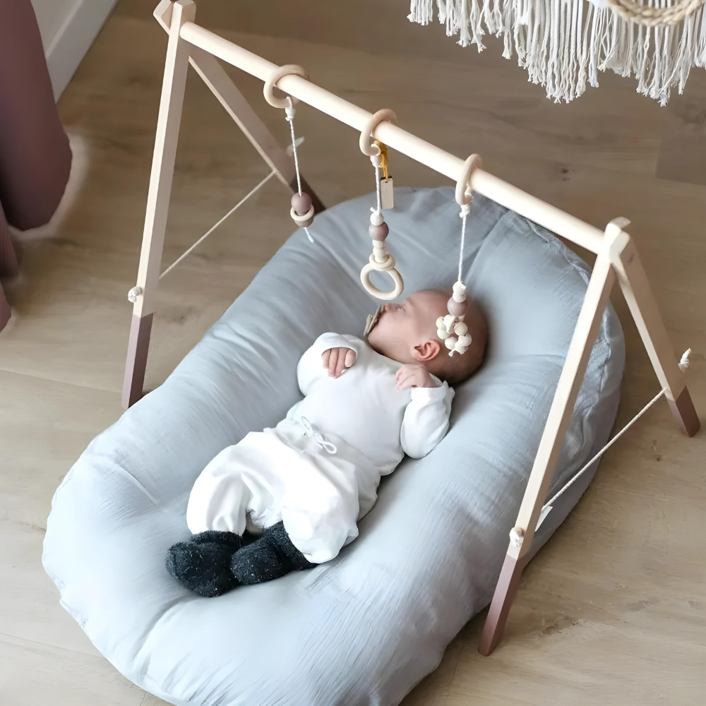 Coussin de Tête pour Bébé Respirant et Lavable